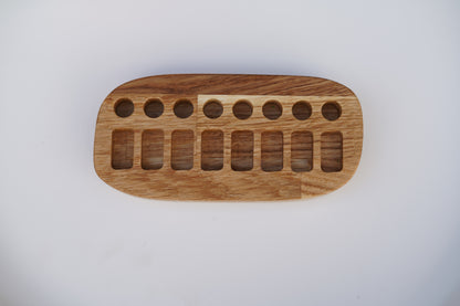 untstifthalter-eichenholz-waldorf-himmelsholz Detail ohne Stifte